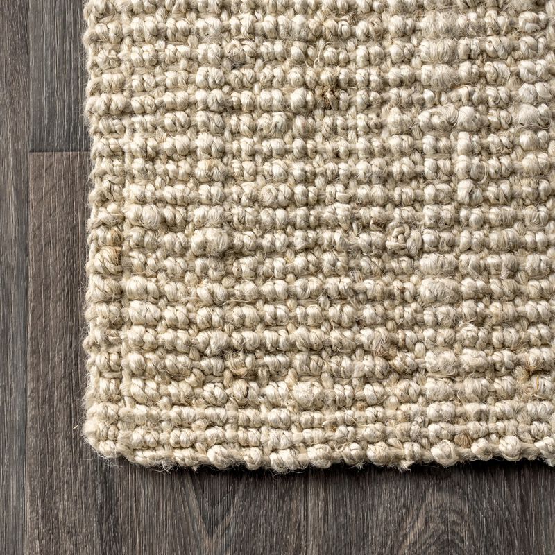 Pata Hand Woven Chunky Jute Area Rug