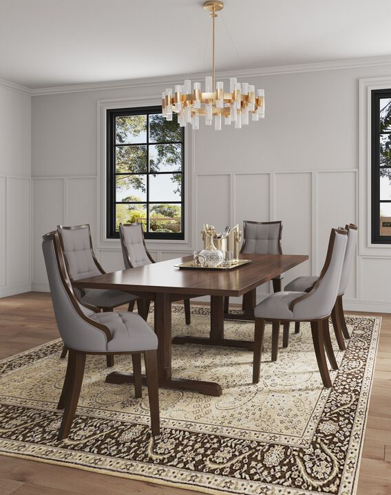 Fifth Avenue Gray Dining Chairs (Set of 2)