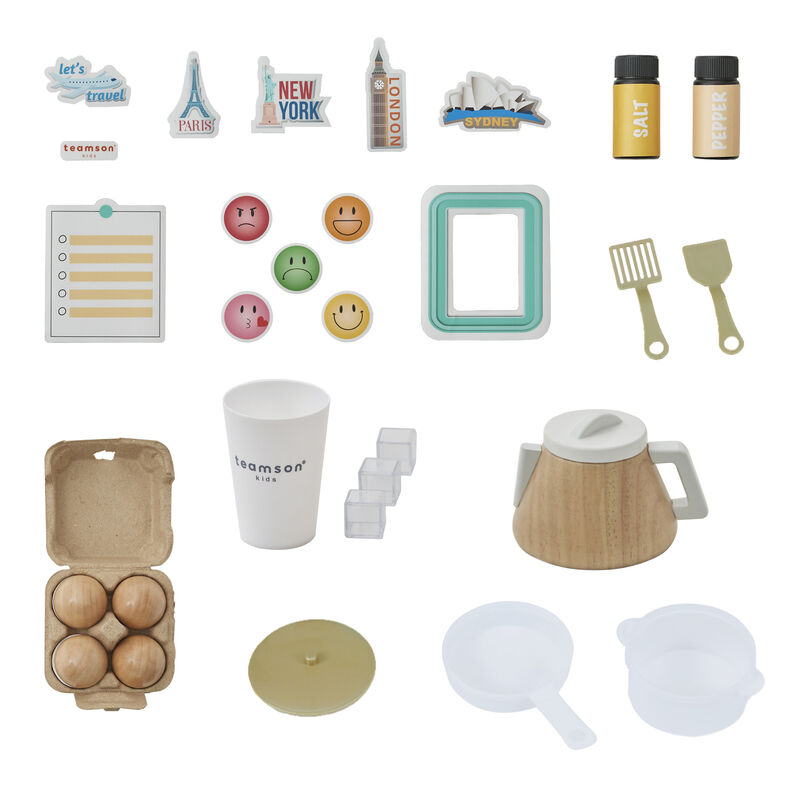 Little Chef Atlanta Modular Play Kitchen, White/Gold image number 3