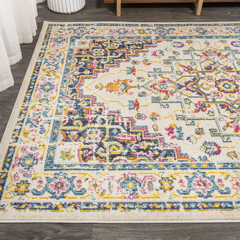Brooklyn Geometric Medallion Area Rug