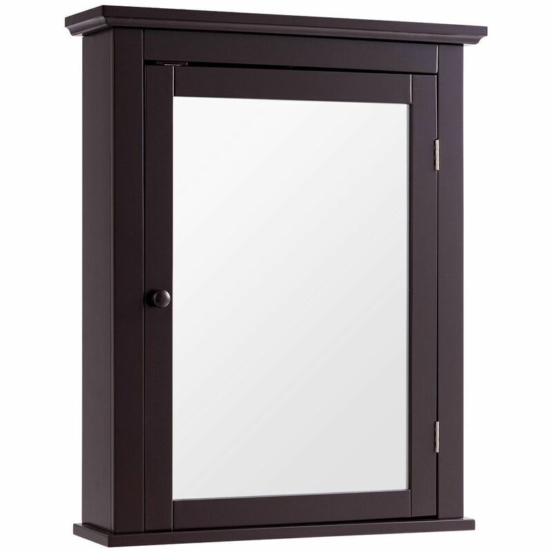 Bathroom Wall Mounted Storage Mirror Medicine Cabinet