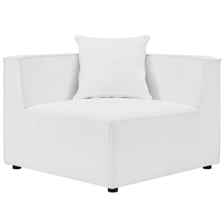 Modway - Saybrook Outdoor Patio Upholstered Loveseat and Ottoman Set