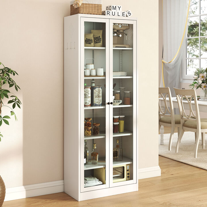 Cikack Tall Metal  Food Pantry