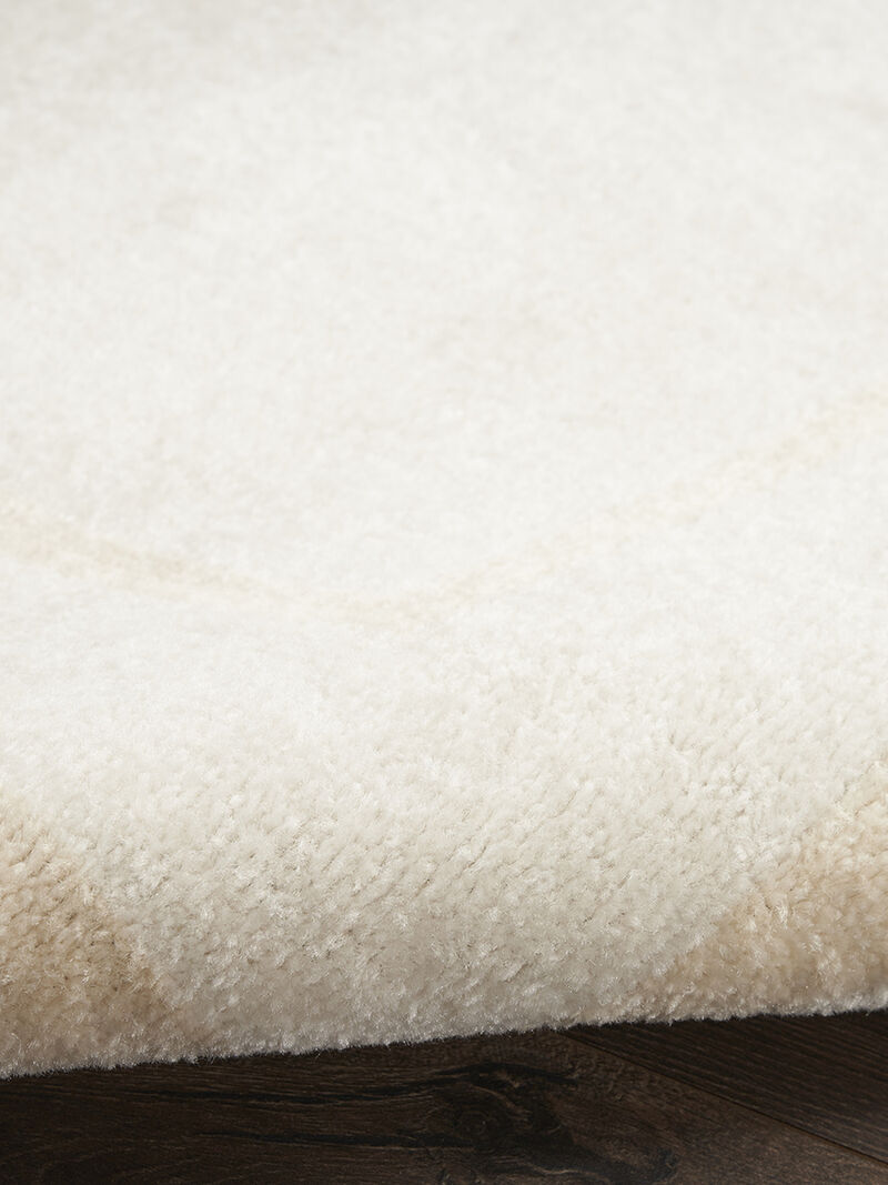 Nourison Essentials NRE02 Ivory/Gold 2' x 6' Rug image number 6
