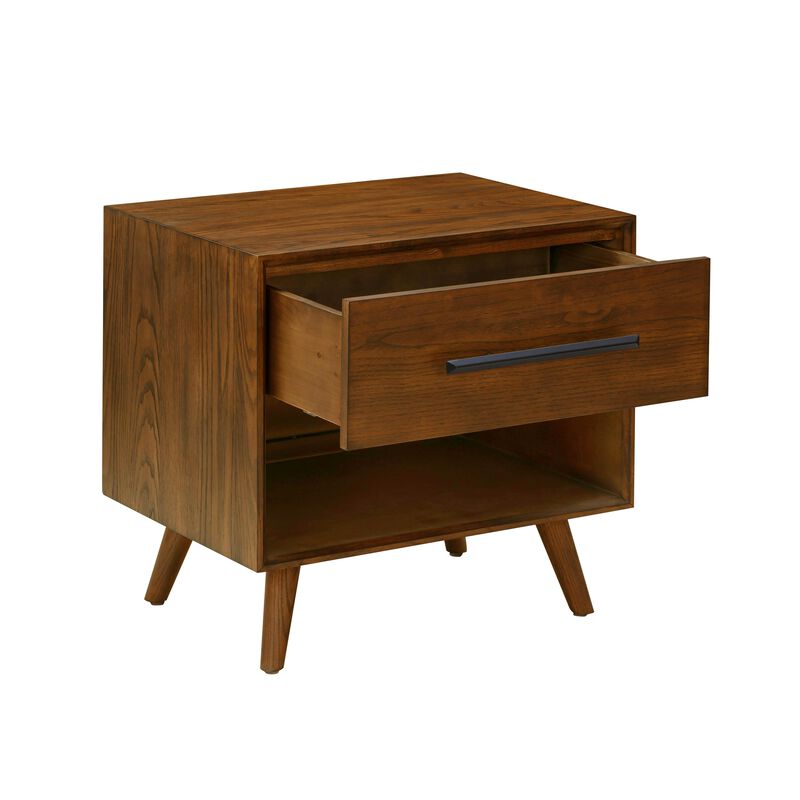 Emery Pecan Nightstand