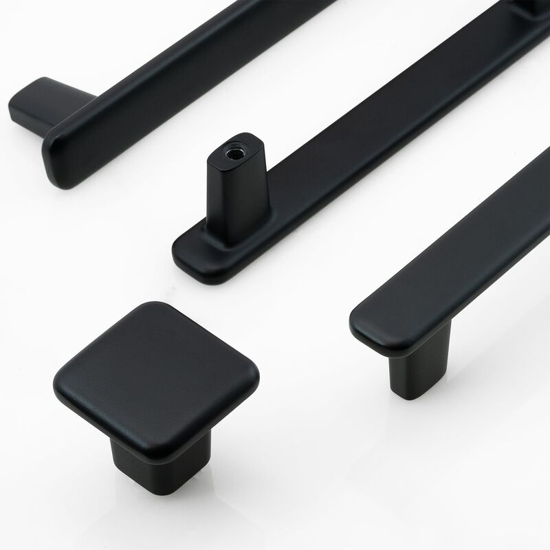 Hestia Hardware 10 Pack 10 Inch Modern Curved Edge Flat Bar Pull image number 3