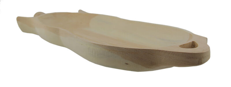 Hand Carved Wooden Pig Platter Decorative Serving Tray 24 inch image number 2
