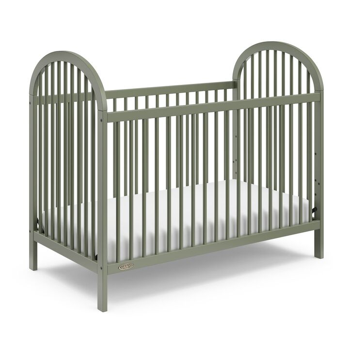 Graco Olivia 3-in-1 Convertible Crib (Olive) - GREENGUARD Gold Certified