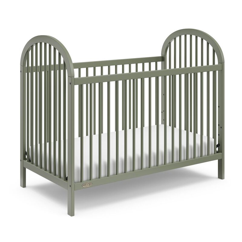 Graco Olivia 3-in-1 Convertible Crib (Olive) - GREENGUARD Gold Certified image number 0