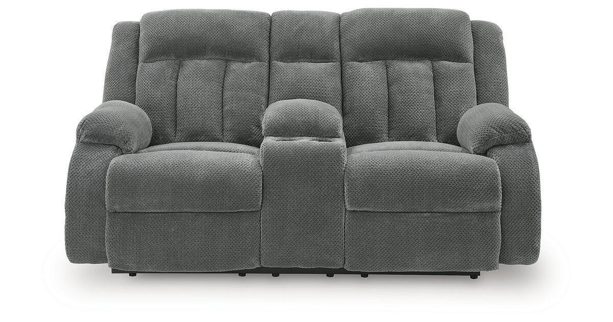 Greely Bend Power Reclining Loveseat with Console