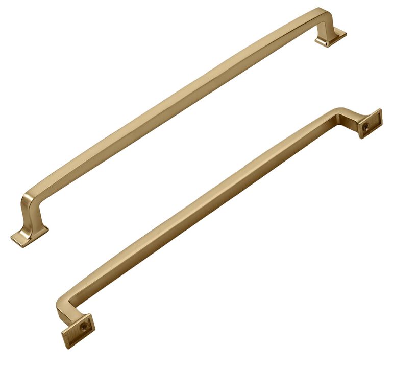 khtumeware 6 Pack 10 Inch Kitchen Cabinet Handles Brushed Brass Cabinet Pulls Brushed Gold Drawer Pulls Kitchen Cabinet Hardware
