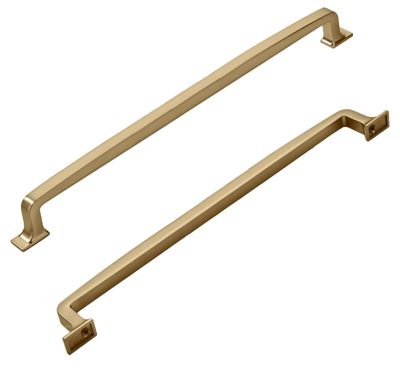 khtumeware 6 Pack 10 Inch Kitchen Cabinet Handles Brushed Brass Cabinet Pulls Brushed Gold Drawer Pulls Kitchen Cabinet Hardware