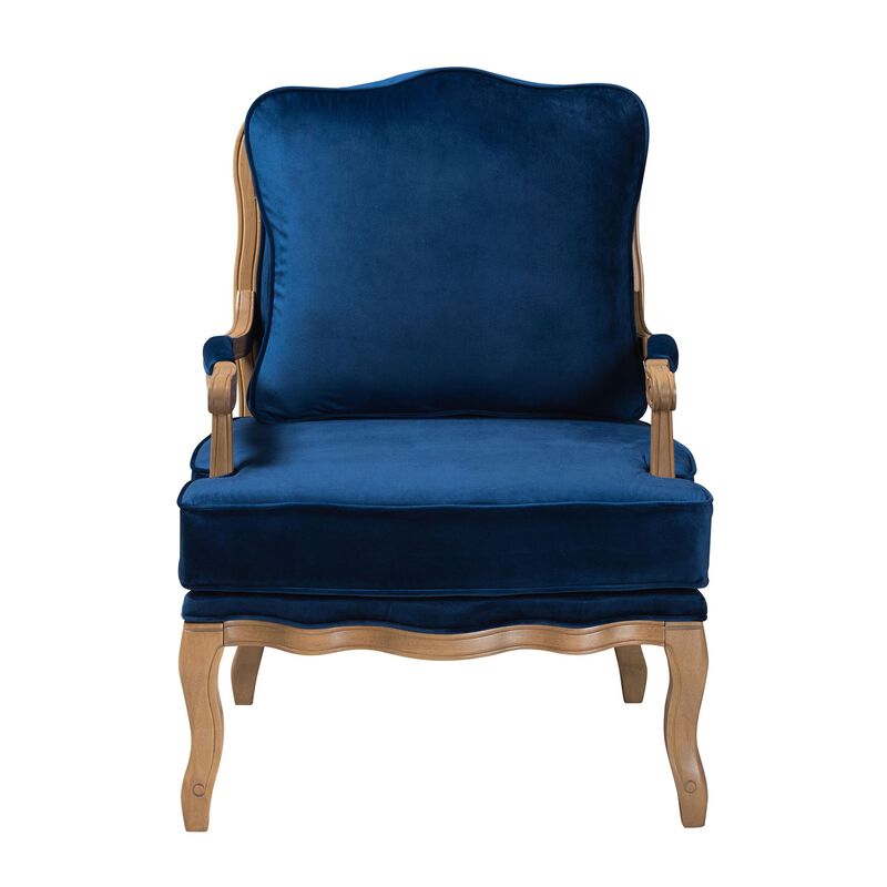Baxton Studio Jules Traditional Fabric Accent Chair