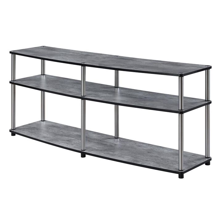 Convenience Concepts  Designs2Go 3 Tier 60 in. TV Stand,   24 x 15.75 x 59.25 in.