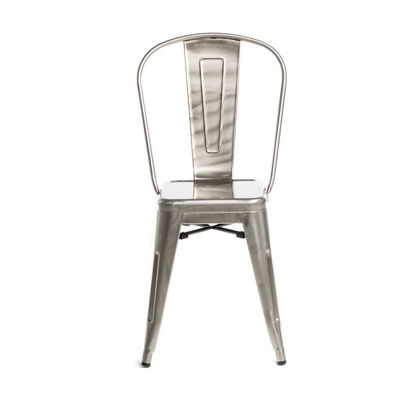 Commerical Seating Products Oscar Gun Metal Dining Chairs