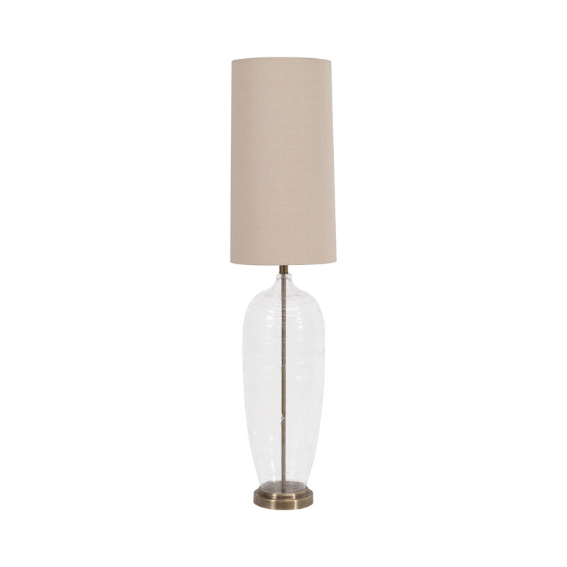 Glass 50" Bottle Table Lamp image number 2