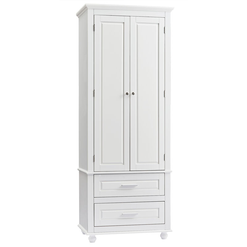Merax Storage Cabinet with Two Drawers for Bathroom