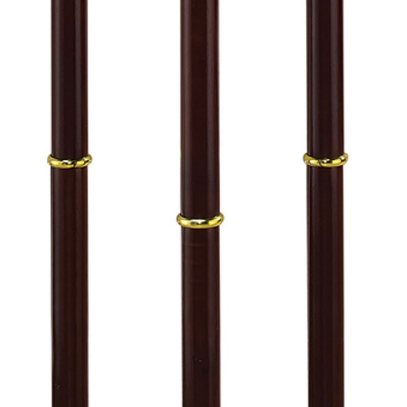 Ideally Classic Accent Table, Merlot Brown image number 3