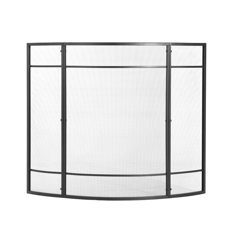 Christopher Knight Home Irina Modern Metal Single Panel Fireplace Screen image number 0