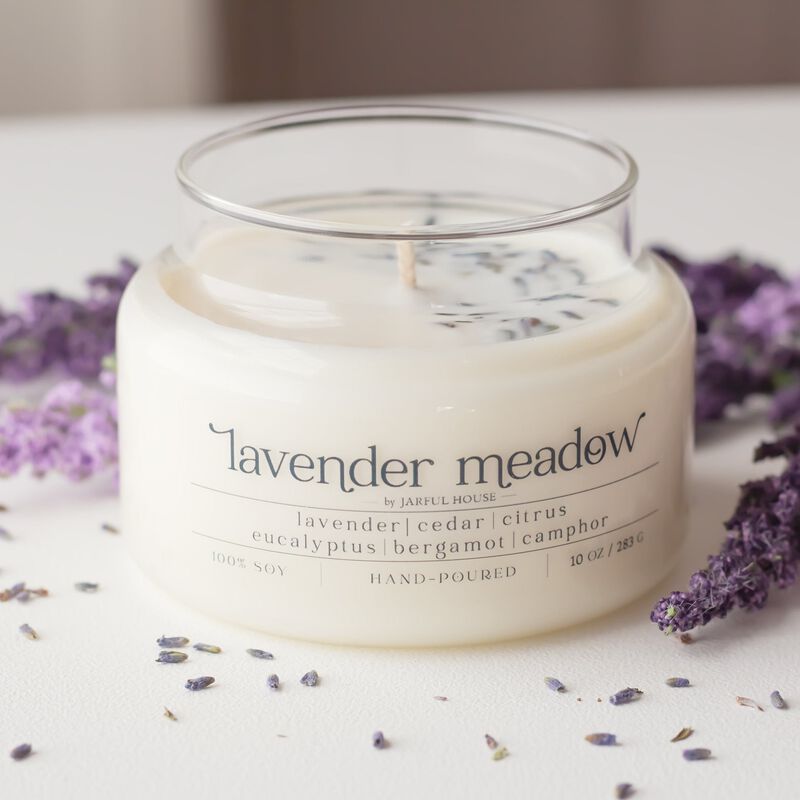 Lavender Meadows Soy Candle – 10 oz