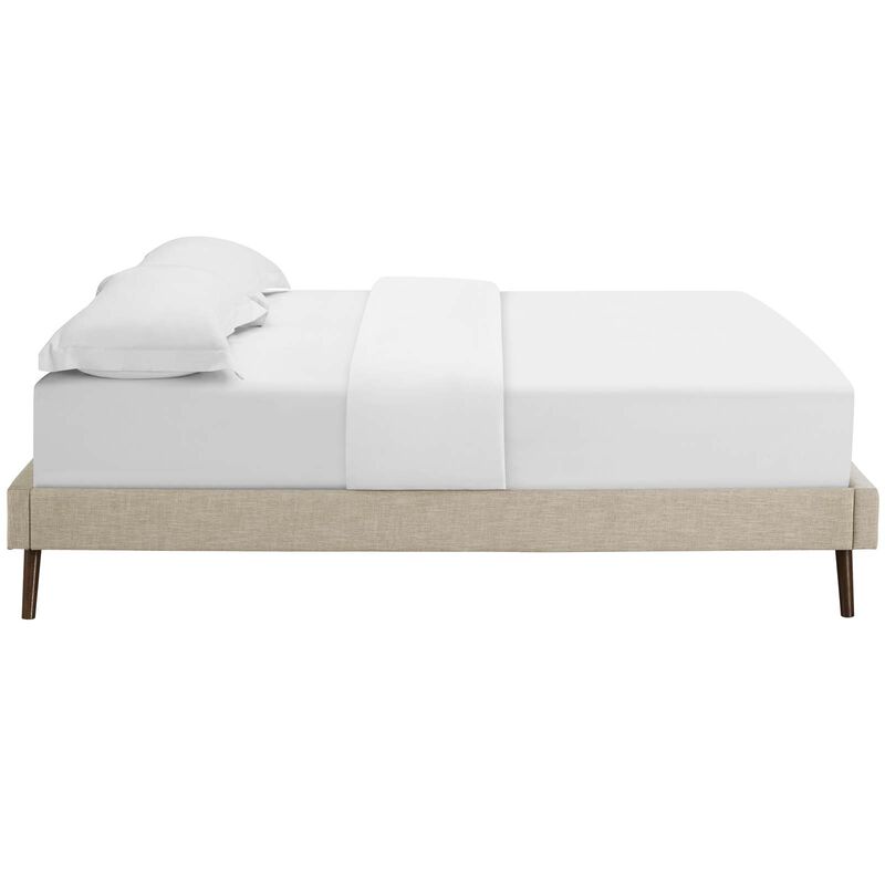 Modway - Loryn Full Fabric Bed Frame with Round Splayed Legs image number 3