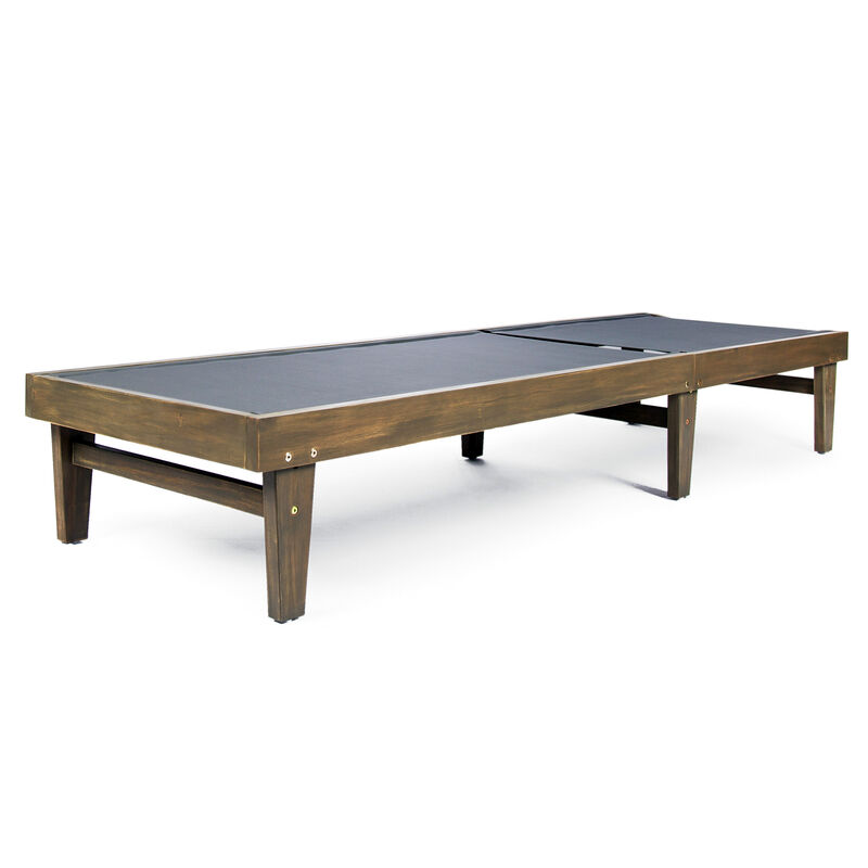 Merax Wood Frame Outdoor Mesh Chaise Lounge