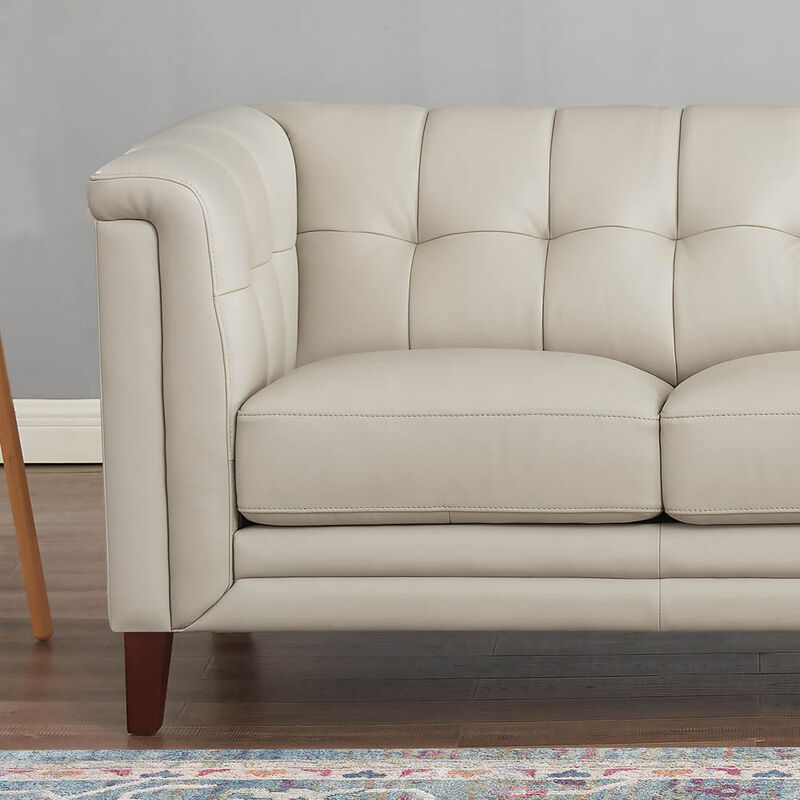Arvo Top Grain Leather Loveseat