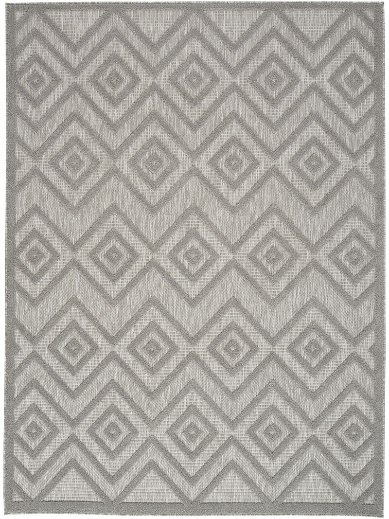 Versatile NRV01 Silver/Gray 4' x 6' Rug