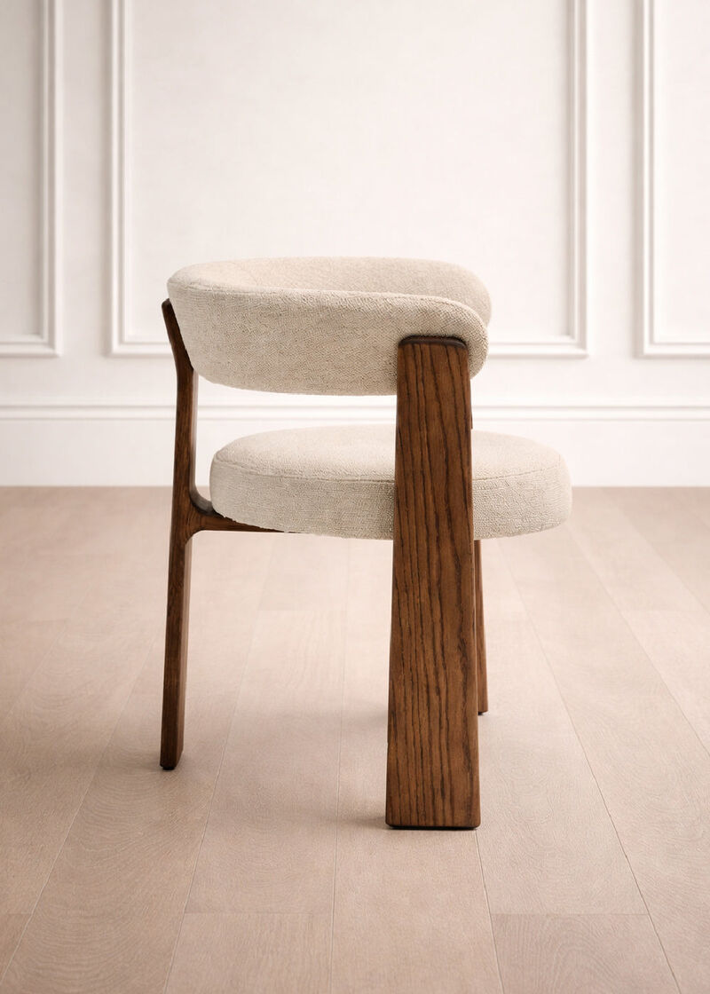 Beige Dining Chair | OROA Modern Lush image number 3