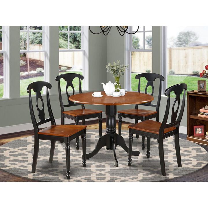 5 PC small Kitchen Table set-Table and 4 dinette Chairs