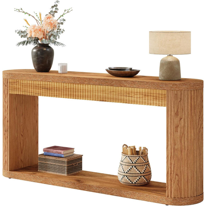 Wooden Console Table for Hallway, Foyer, or Behind Sofa