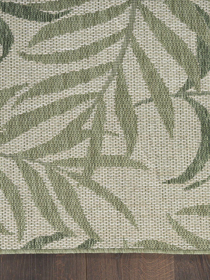 Garden Oasis GOA01 Ivory/Green 6' x 9' Rug