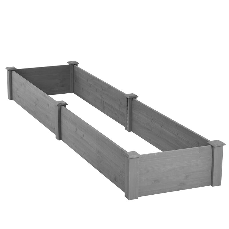 Streamdale 96" Raised Garden Bed with Tool-Free Assembly