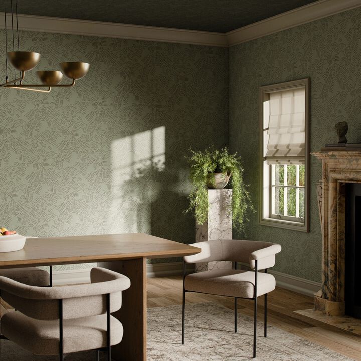 Balkan Wallpaper by Four Hands Art Studio - Balkan Olive Night II