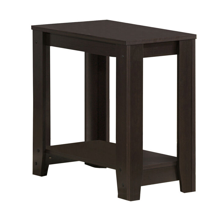 Monarch Specialties I 3119 Accent Table, Side, End, Nightstand, Lamp, Living Room, Bedroom, Laminate, Brown, Transitional