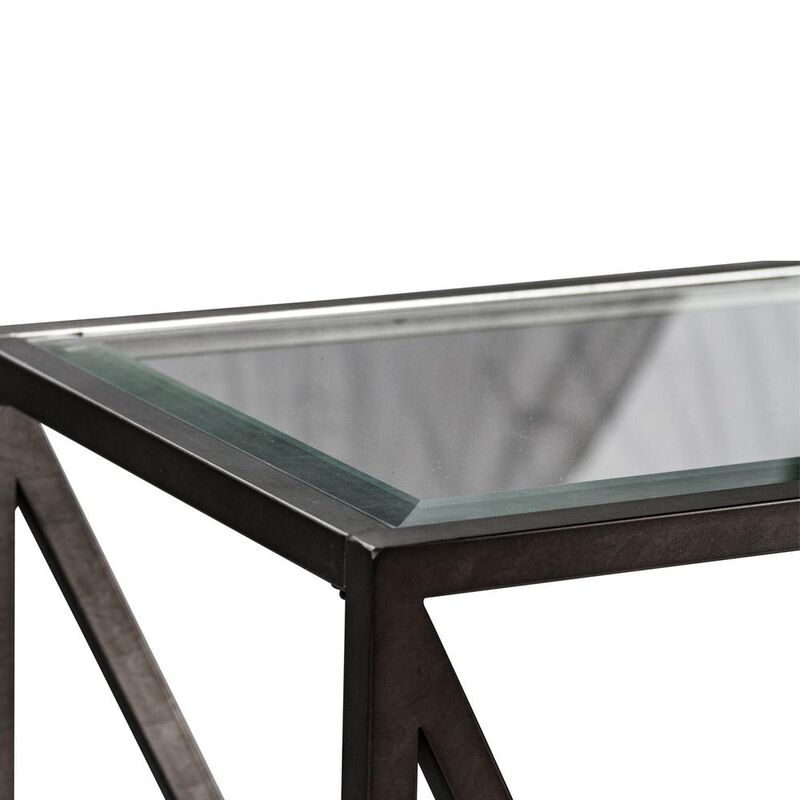 Liberty Furniture Arista Rectangular Cocktail Table in Cobblestone Brown w/ Gray Dusty Wax Hang-up image number 4