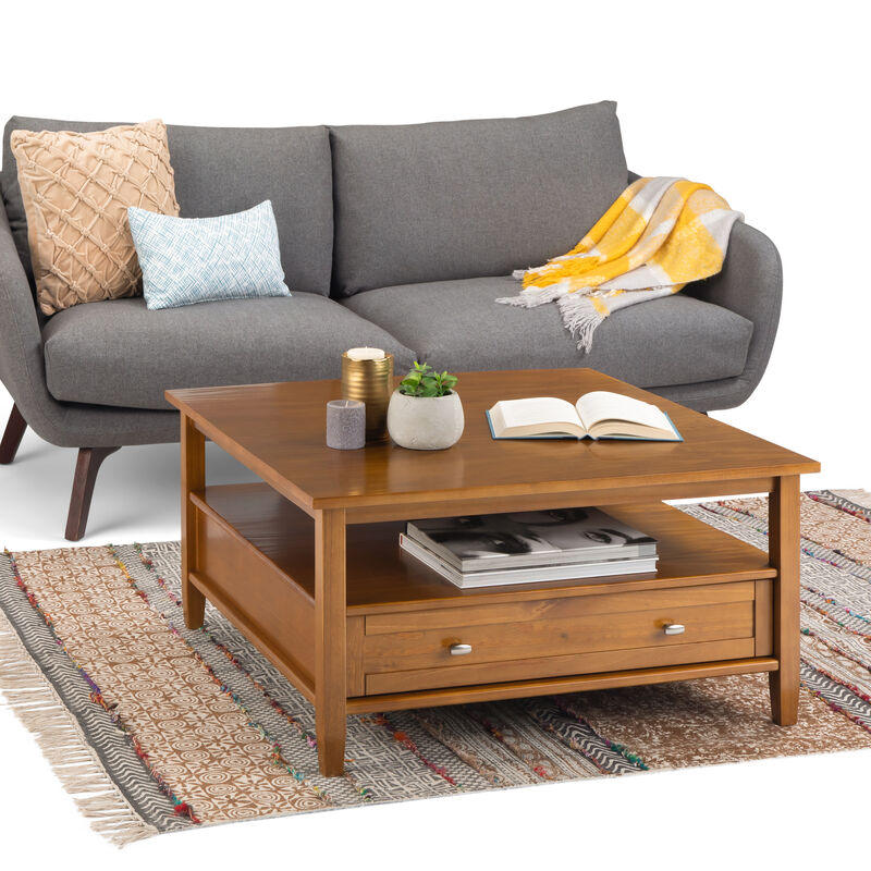 Warm Shaker Square Coffee Table image number 5