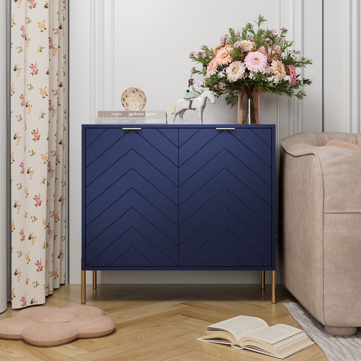 2-Door Accent Cabinet Storage Cabinet