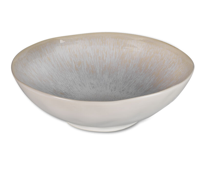 ClayBarn Nicole Stoneware Reactive Glaze 12-Inch Serving Bowl