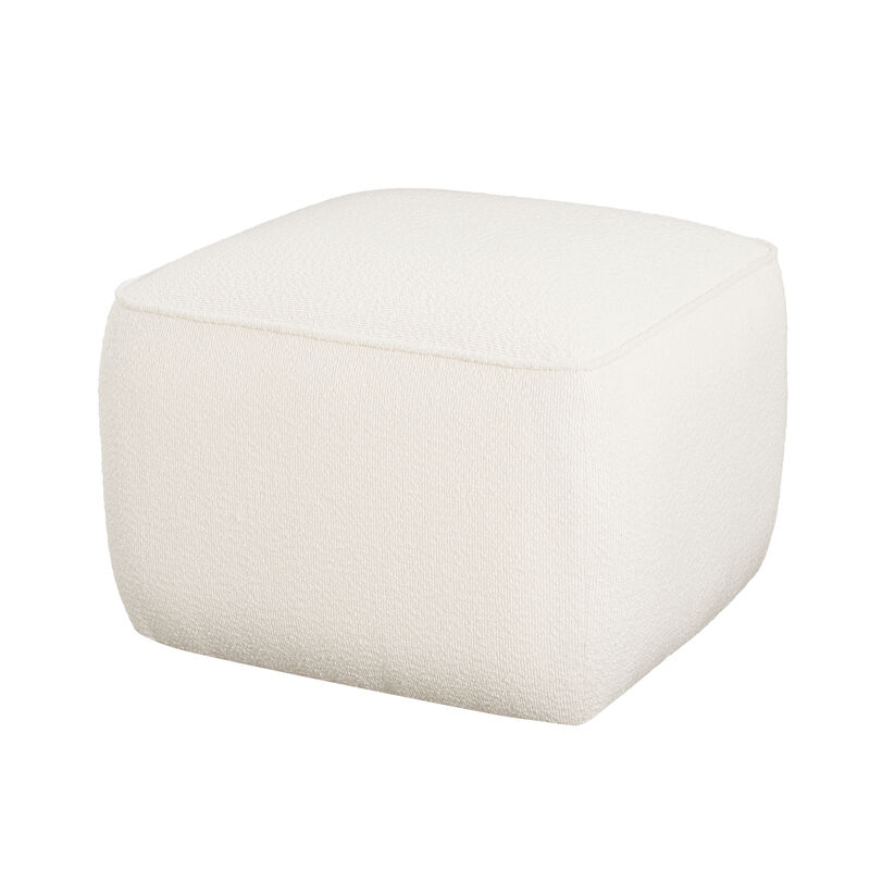 Christopher Knight Home Escobar Modern Upholstered Square Accent Ottoman image number 0