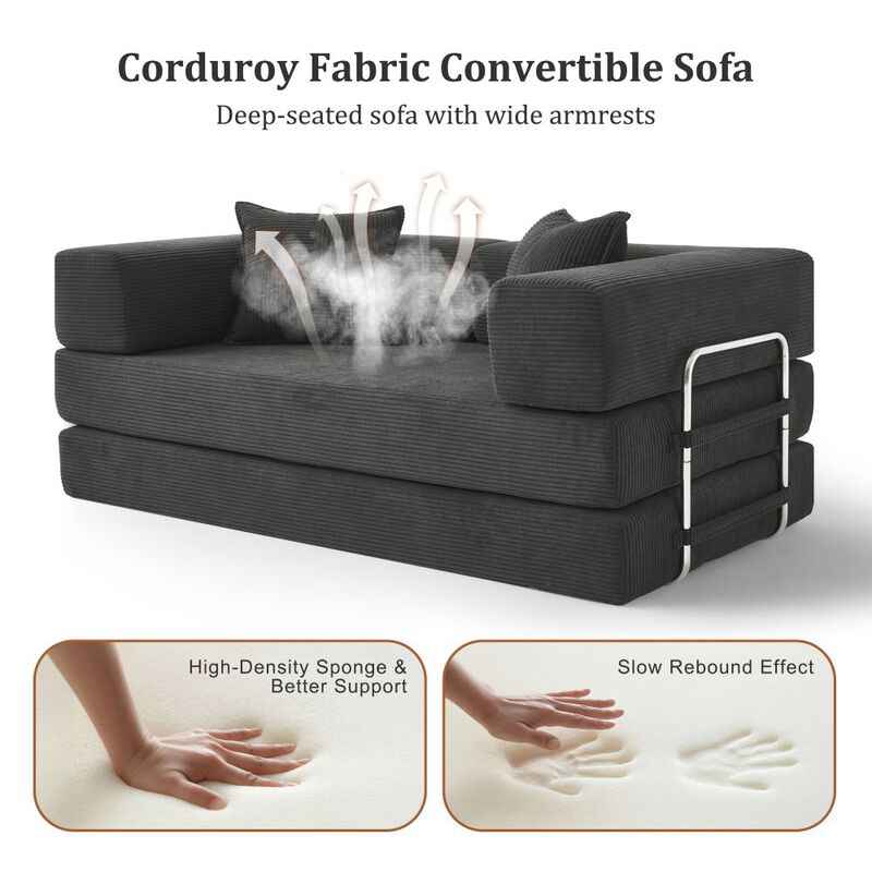 5-in-1 Convertible Sleeper Sofa Bed image number 9