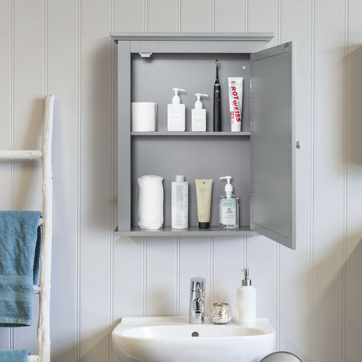 Bathroom Wall Mounted Storage Mirror Medicine Cabinet