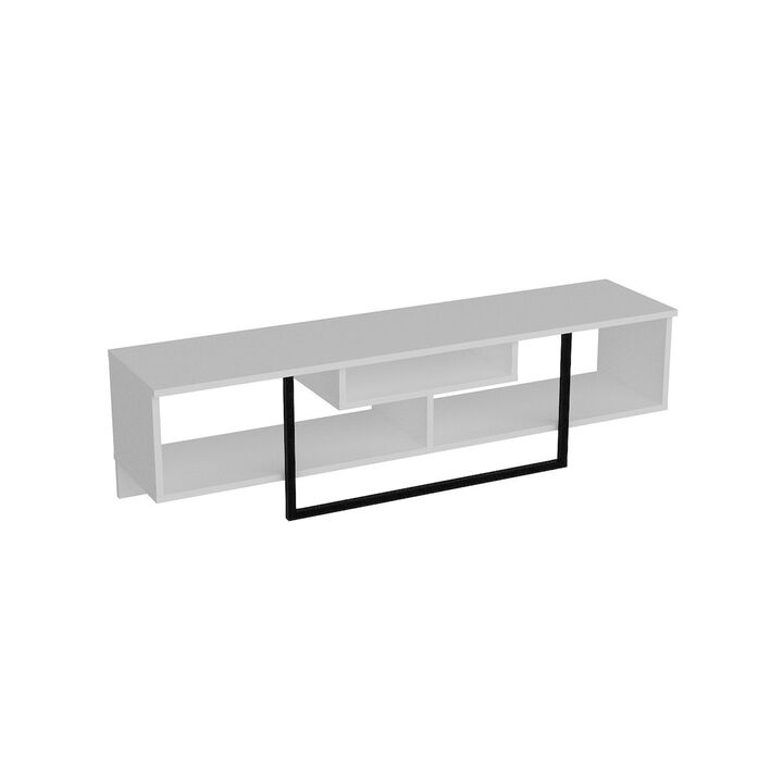Decorotika Asal 59'' Tv Stand - White & Black