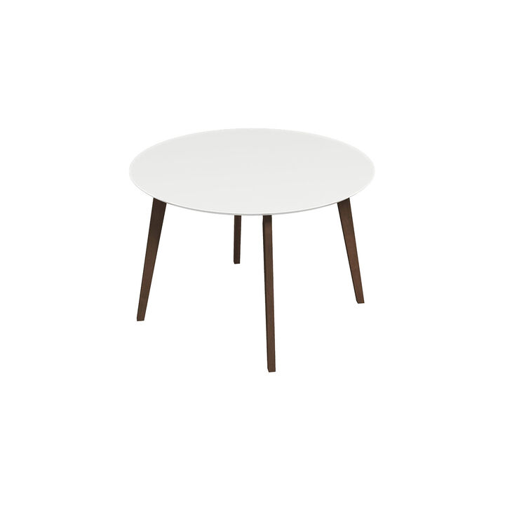 Merax Dining Table (White) and 4 Side Chairs