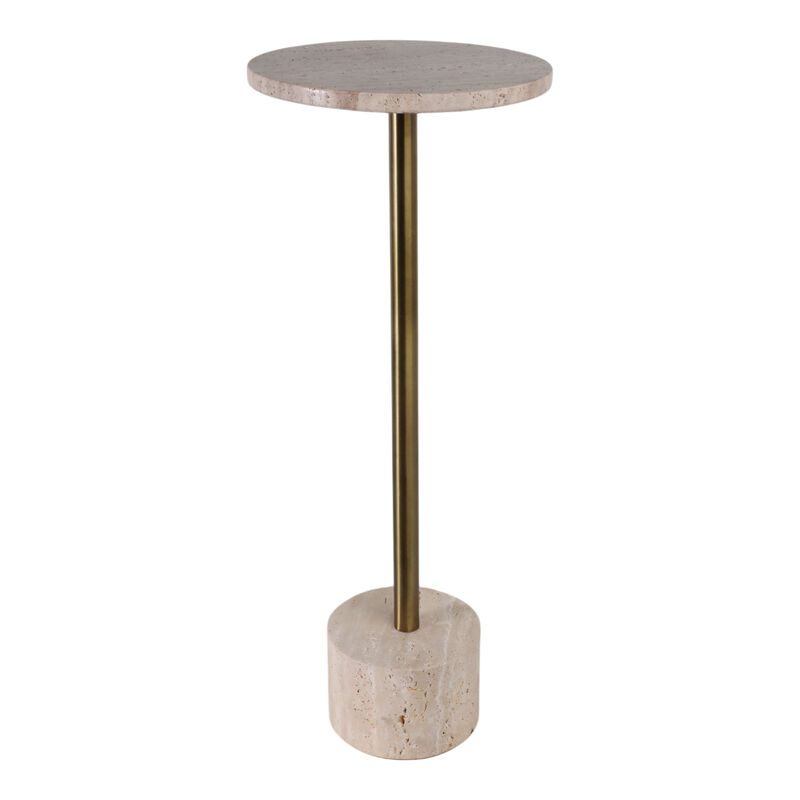 Travertine Accent Table image number 3