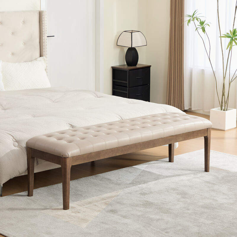 Tumlex Faux Leather Bed Bench image number 3