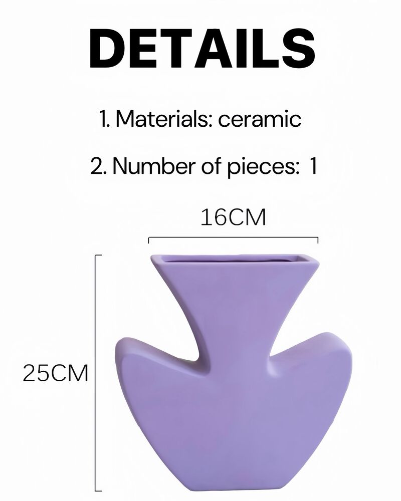 Handmade Ceramic Sketch Vase image number 7