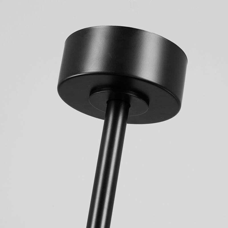 84" Industrial Black Reversible 8 Aluminum Fan Blades Large Ceiling Fan with Remote for Garage, Warehouse, Porch, Living Room image number 6