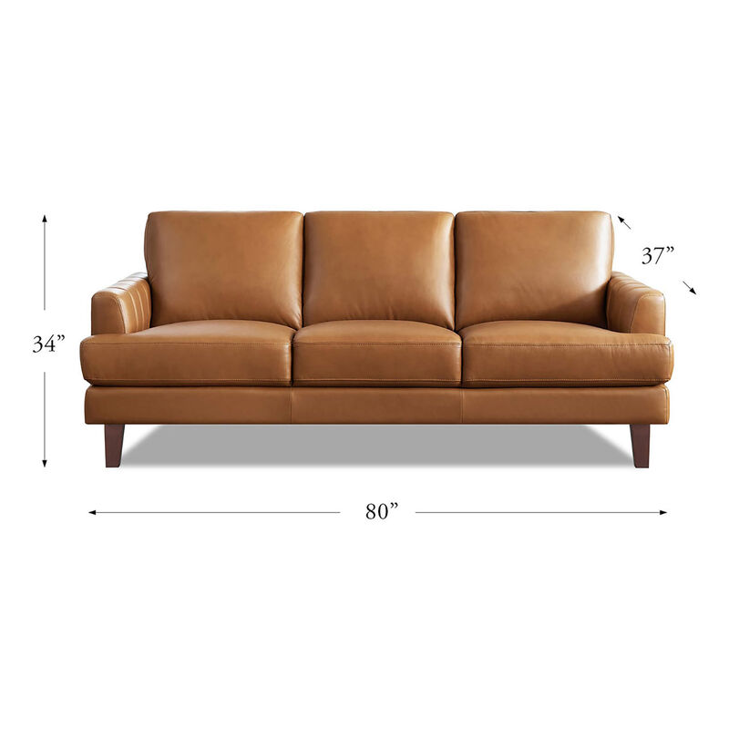 Cassia Top Grain Leather Sofa