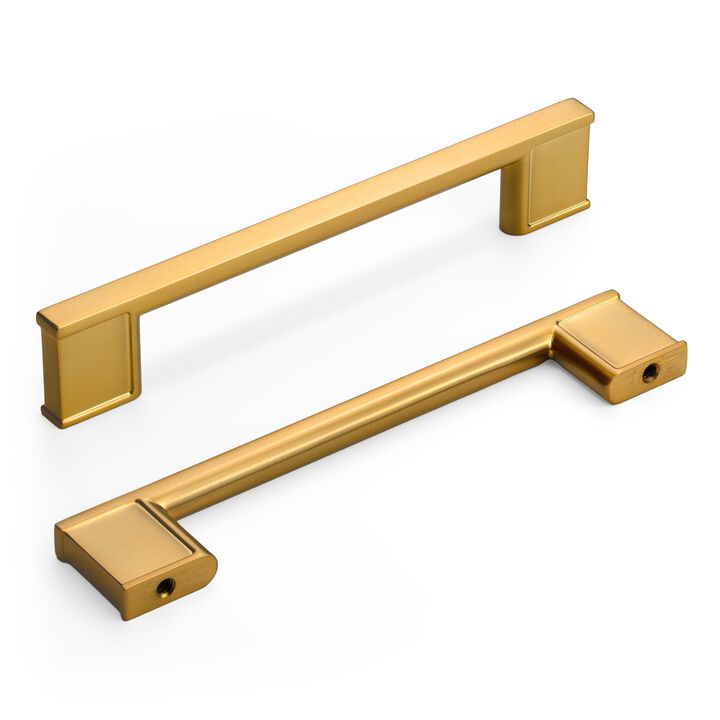 Hestia Hardware 10 Pack 5 Inch New Slim Square Cabinet Handles